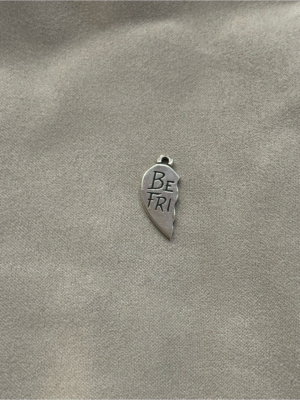 James Avery Silver 'Be Fri' Best Friend Charm Pendant - Silver Tone